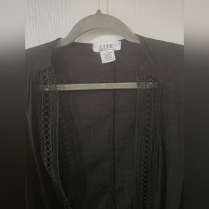 Women's Plus Open Cardigan